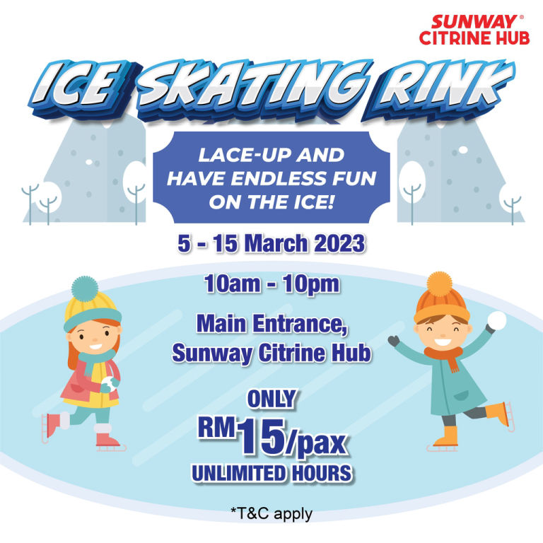 IceSkating Experience at Sunway Sunway BigBox Mall