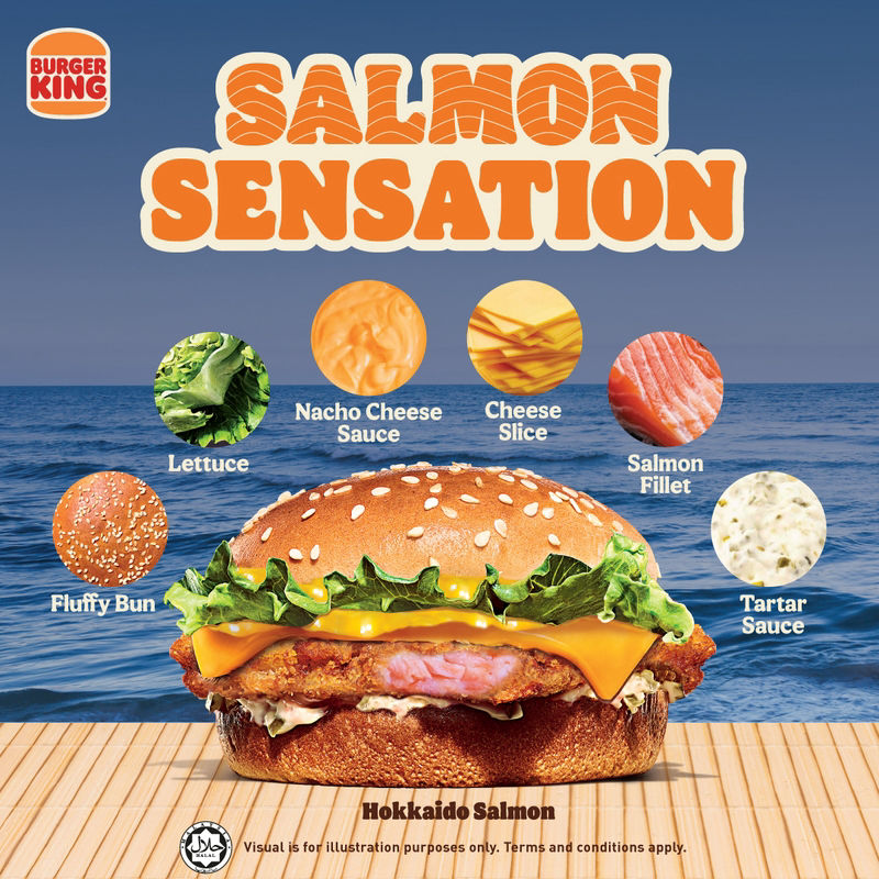 Salmon Sensation by BURGER KING Sunway BigBox Mall